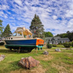 Dry Dock Boat at Megunticook Campground Rockport Maine 1