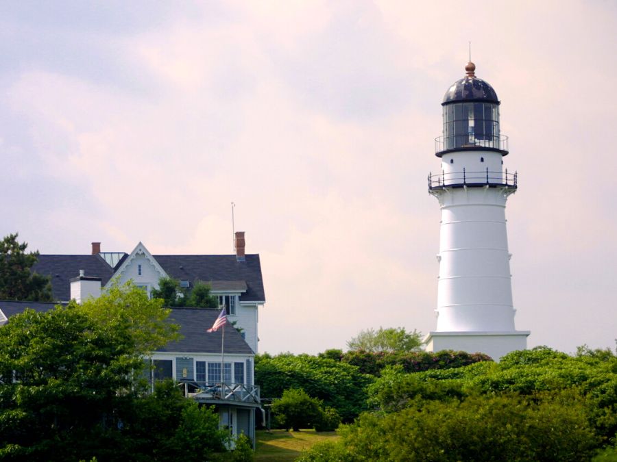 Cape Elizabeth Two Lights Lighthouse Maine