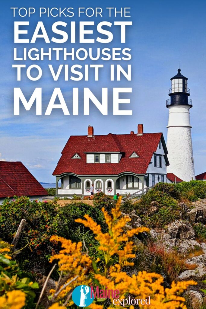 Easy to visit lighthouses in Maine are all along the coast. From the famous Portland Head Light to lesser know sites that are even more beautiful, these are the best lighthouses to add to your Maine road trip.