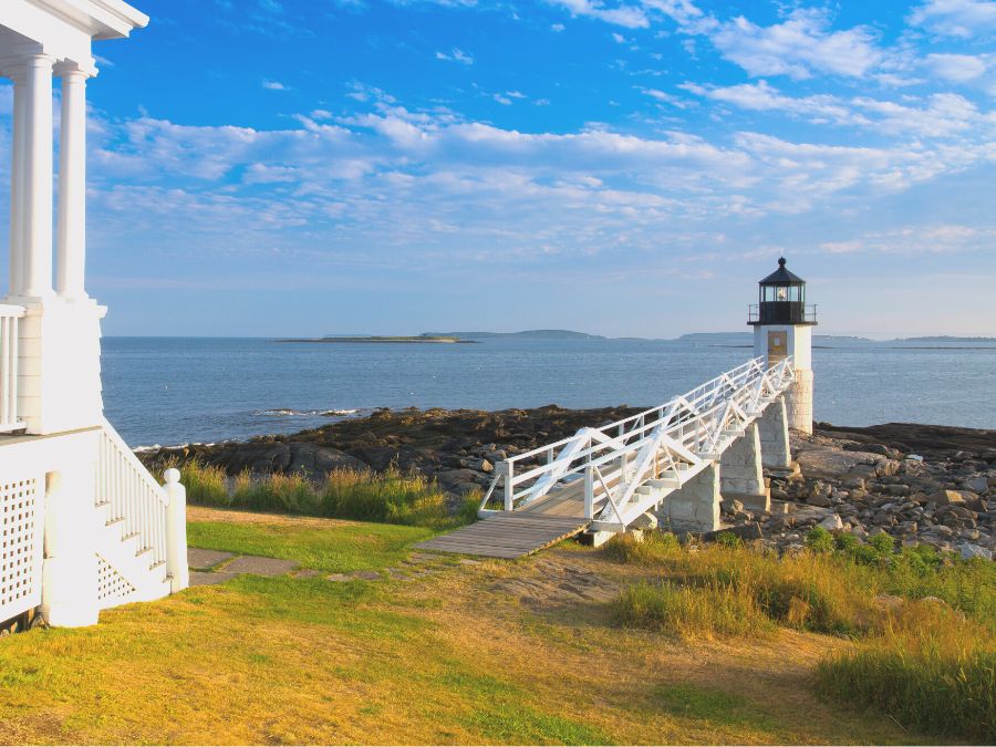 Marshall Point Forrest Gump Lighthouse Port Clyde Maine