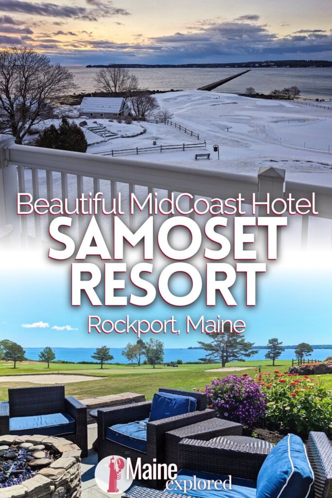 The Samoset Resort in Rockport Maine is one of the nicest places to stay in MidCoast. This beautiful hotel is open year round and looks directly out at a lighthouse. Learn more about this quintessential Maine luxury resort.