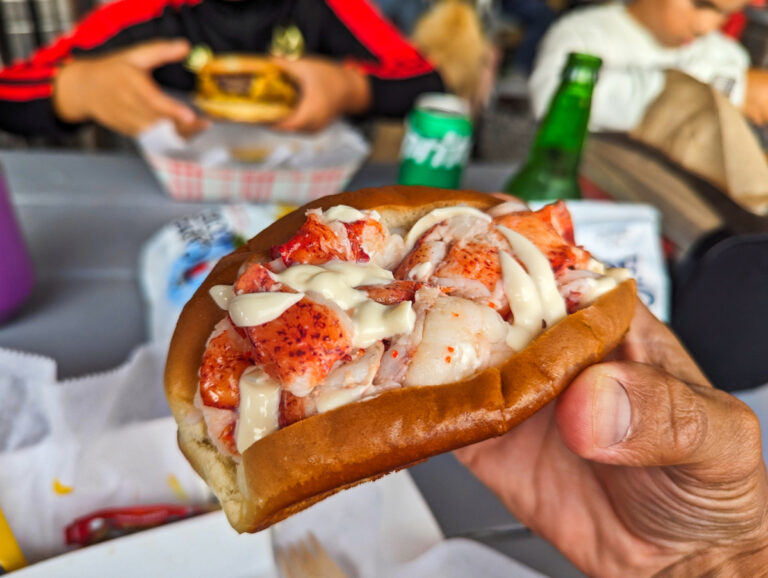 Lobster Roll at McLoons Lobster Shack South Thomaston MidCoast Maine 1