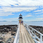 Taylor Family at Marshall Point Light Port Clyde Maine 1