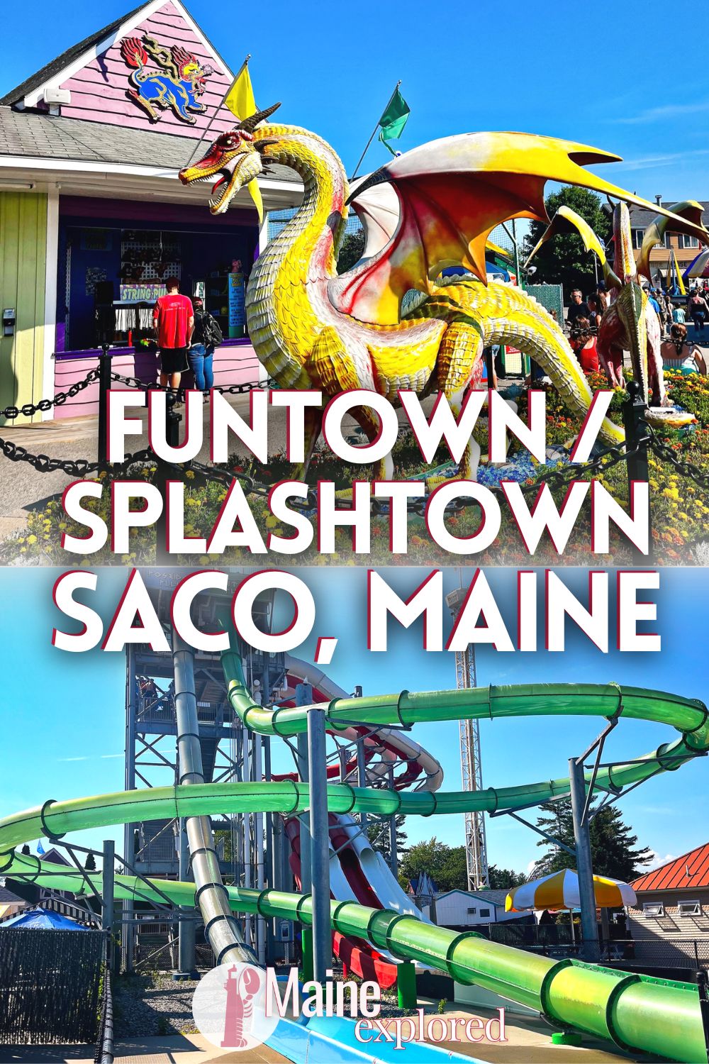 Just south of Portland, ME in the town of Saco is Funtown / Splashtown. This summer season amusement park is fun for the whole family and is a surprisingly good value. Tips for visiting and where to stay near Saco, ME.