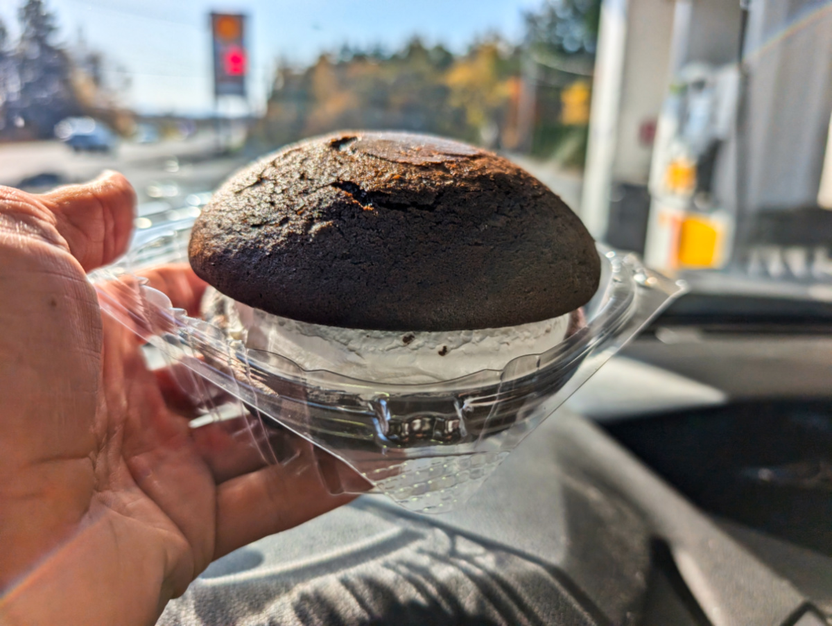 Chocolate Whoopie Pie in Bar Harbor Maine 1