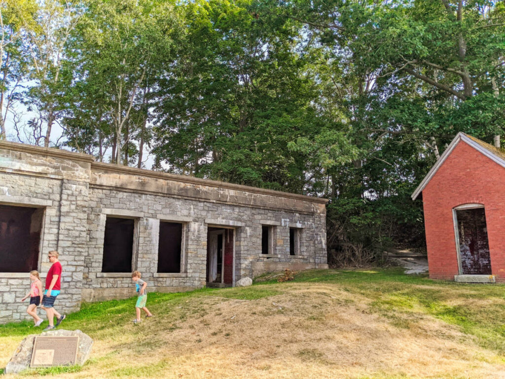 Bunkers at Fort Williams Park Portland Maine 1