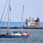 Rockland Breakwater Lighthouse from Matinicus Ferry Midcoast Maine 14