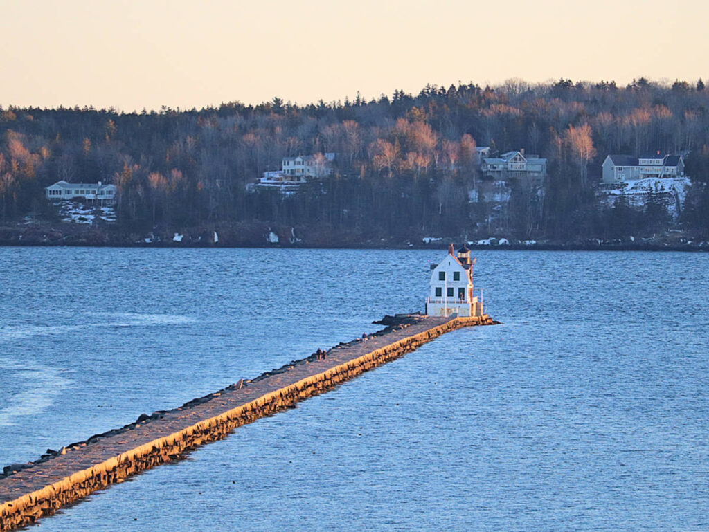 Rockland Breakwater Lighthouse from Samoset Resort Rockport Maine 1