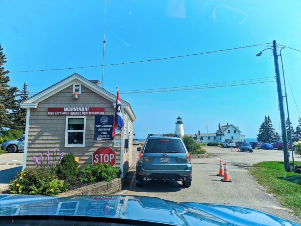 Entry Station at Pemaquid Lighthouse New Harbor Bristol Midcoast Maine 1