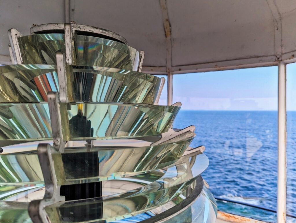 Lighthouse Lens in Pemaquid Point Lighthouse New Harbor Maine 2