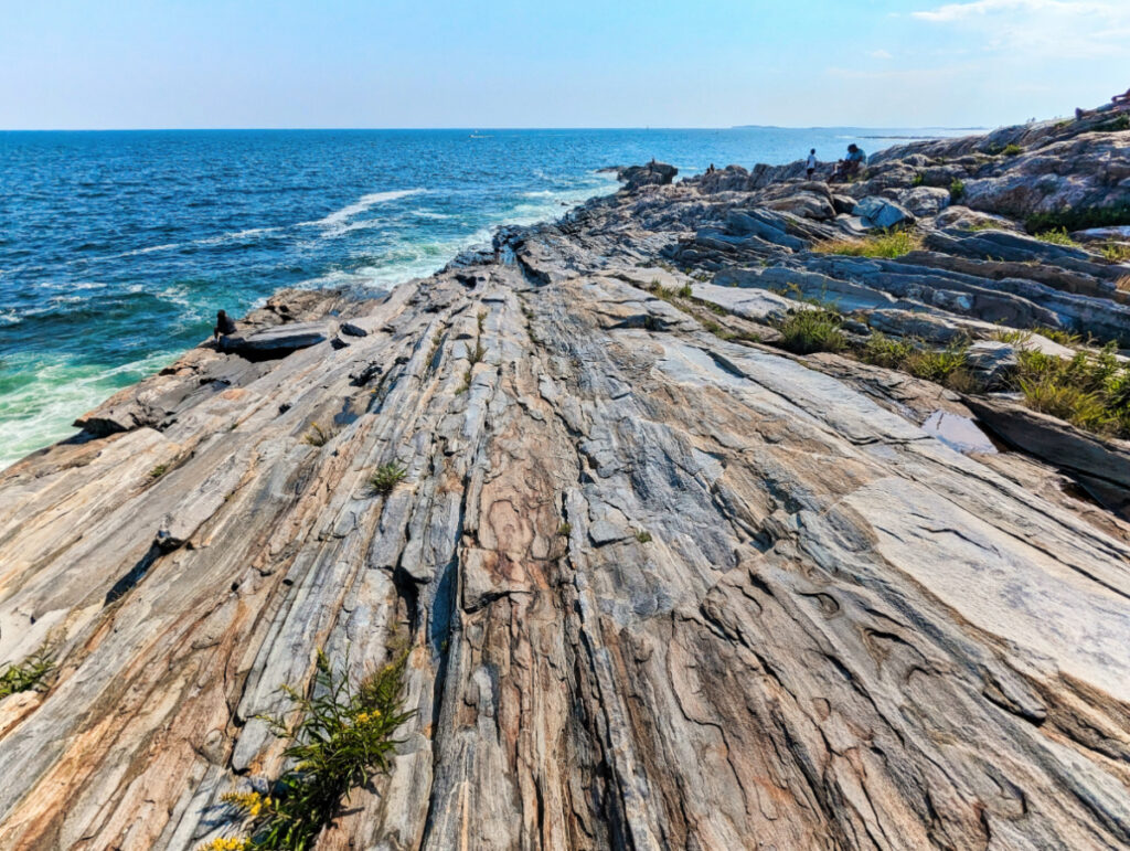 Shale Tidepools at Pemaquid Lighthouse New Harbor Bristol Midcoast Maine 1
