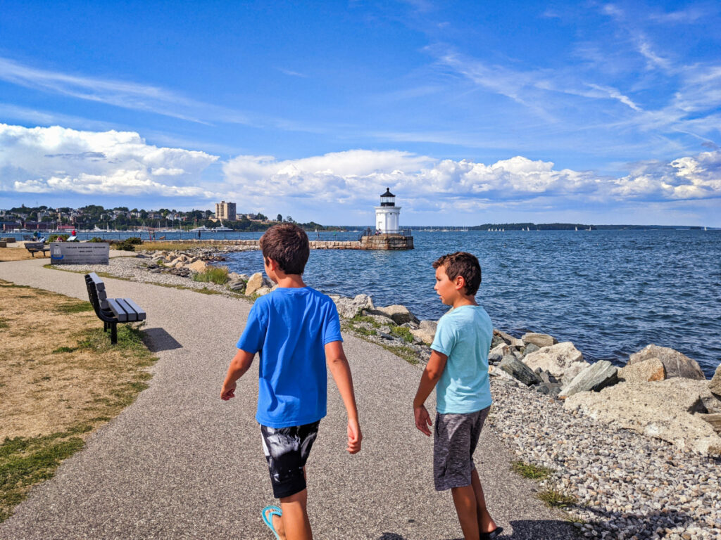 Taylor Family at Bug Light Station Portland Maine 1