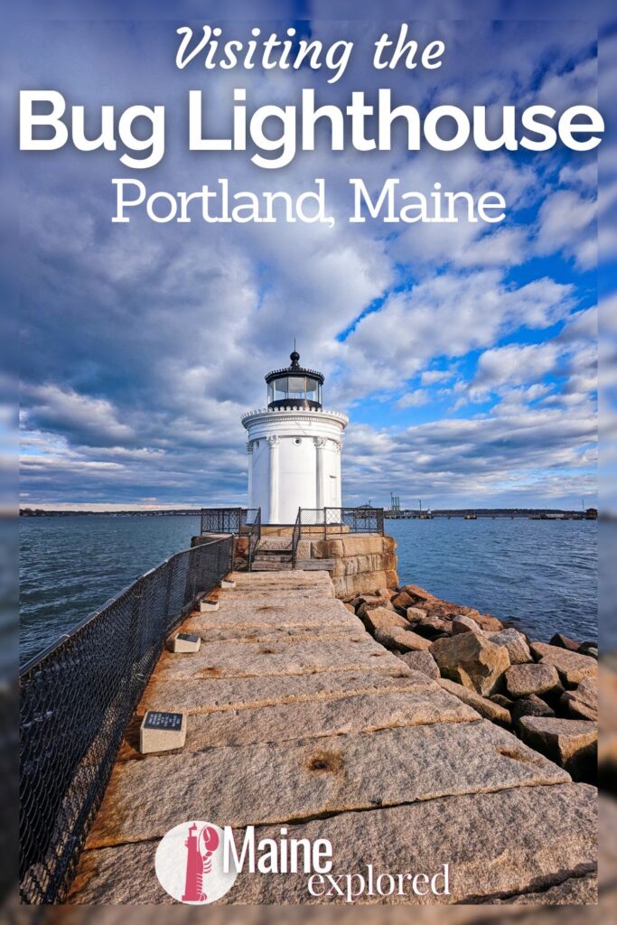 Bug Light, aka the Portland Breakwater Lighthouse, is one of the most unique of the 65 lighthouses in Maine. Located at the mouth of Portland Harbor on Casco Bay, see what to expect here and how to visit three other lighthouses nearby.