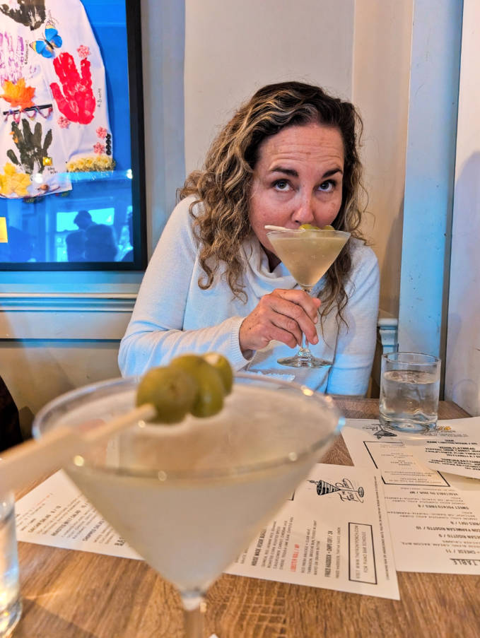 Dirty Martinis at the Front Porch Restaurant Ogunquit Maine 1