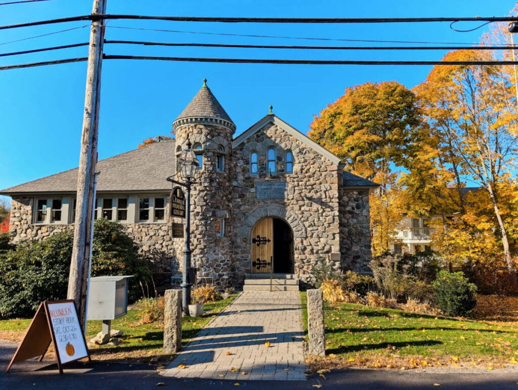 Exterior of Ogunquit Memorial Library Ogunquit Maine 1