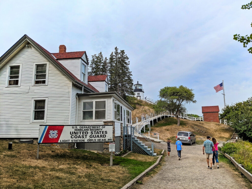 Keepers Quarters at Owls Head Lighthouse Rockland Maine 1