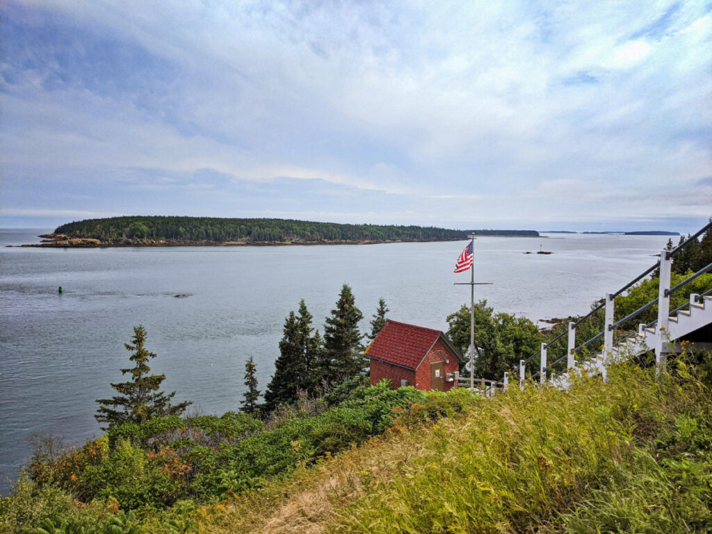 View from Owls Head Lighthouse Spruce Head Maine 1
