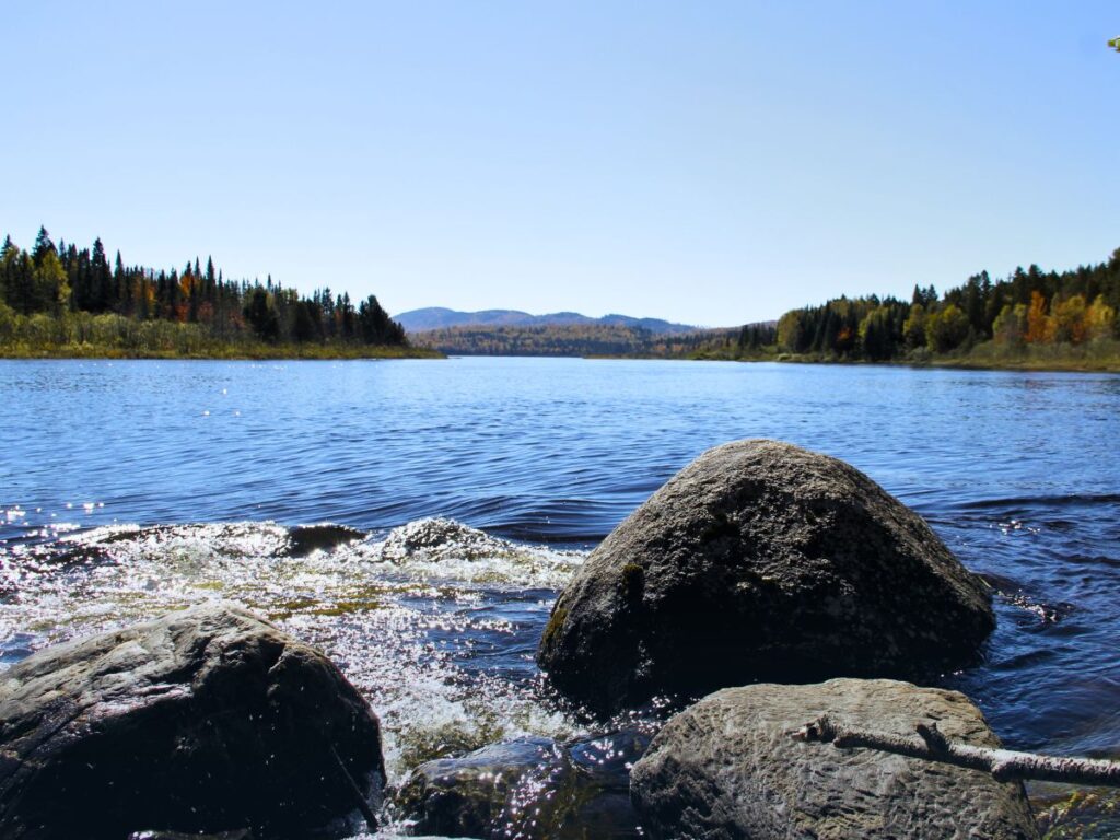 Allagash River in Allagash Wilderness Waterway Northern Maine 1