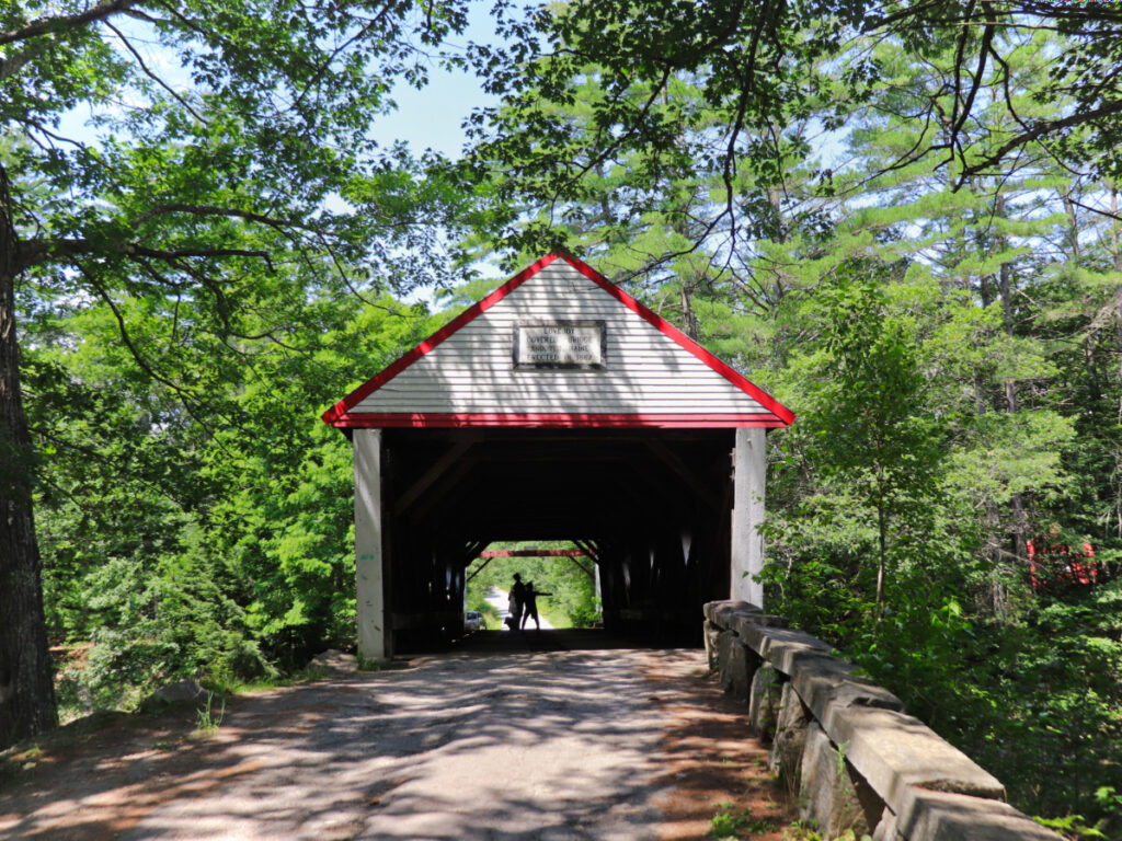 Lovejoy Covered Bridge in Andover Highlands Maine 2