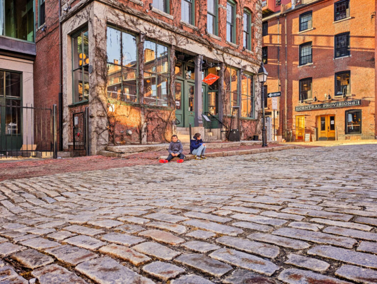 Taylor Family in Historic Waterfront District Portland Maine 2