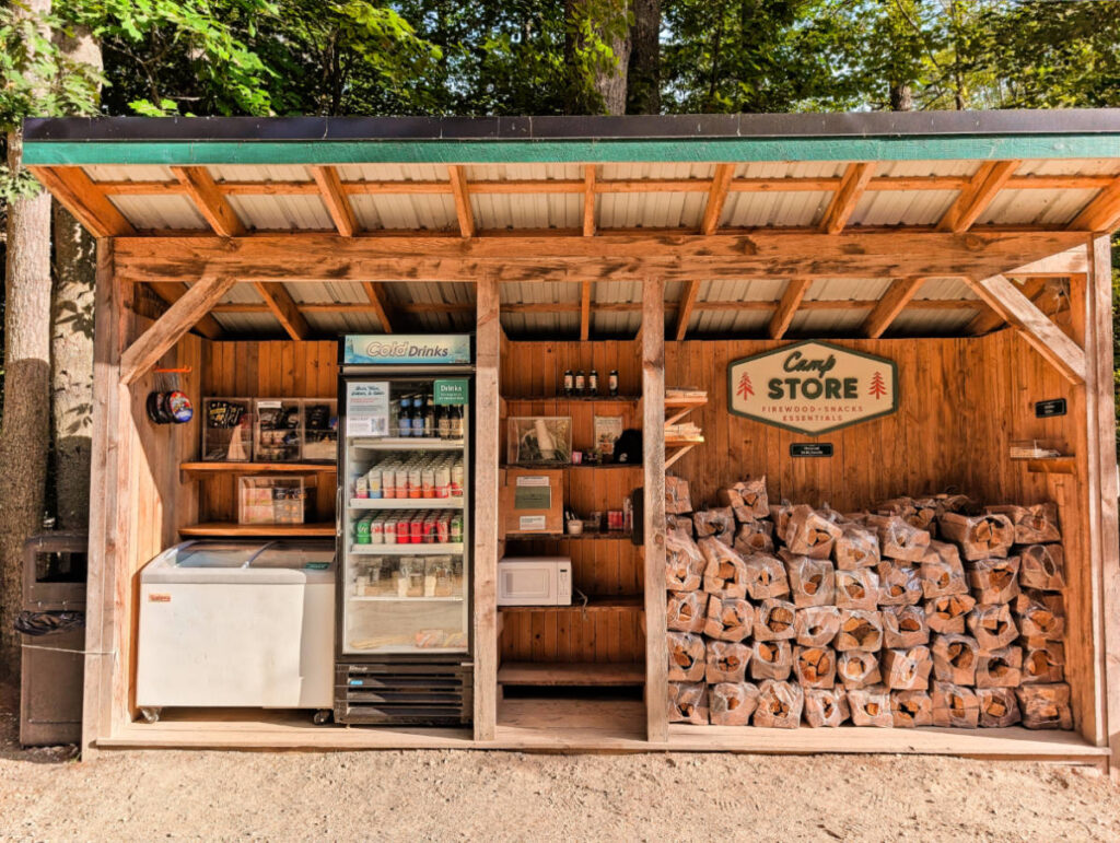 Campground Store at Desert of Maine Glamping Freeport Maine 2