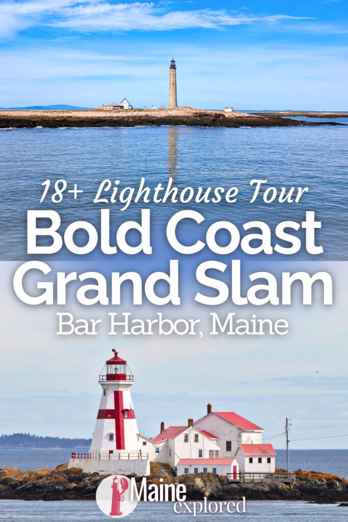 The Bold Coast Grand Slam 18 Lighthouse Tour from Bar Harbor is awesome! If you like lighthouses and being out on the water, this unique tour is amazing for getting to see remote lighthouses in Maine and New Brunswick as you travel through the Gulf of Maine and to the Bay of Fundy. Bar Harbor Whale Watching's lighthouse tours are a fantastic addition to your trip to Maine.