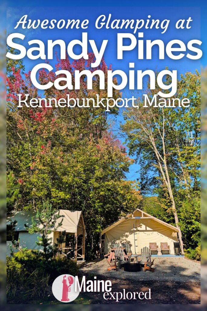 Glamping at Sandy Pines Campground in Kennebunkport is a fun, unusual approach to visiting this quintessential New England town. See what the different glamping cabins and camping options are, as well as fun things to do in the Kennebunkport area.