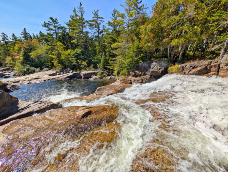 Big Niagara Falls in Baxter State Park Millinocket Maine 5