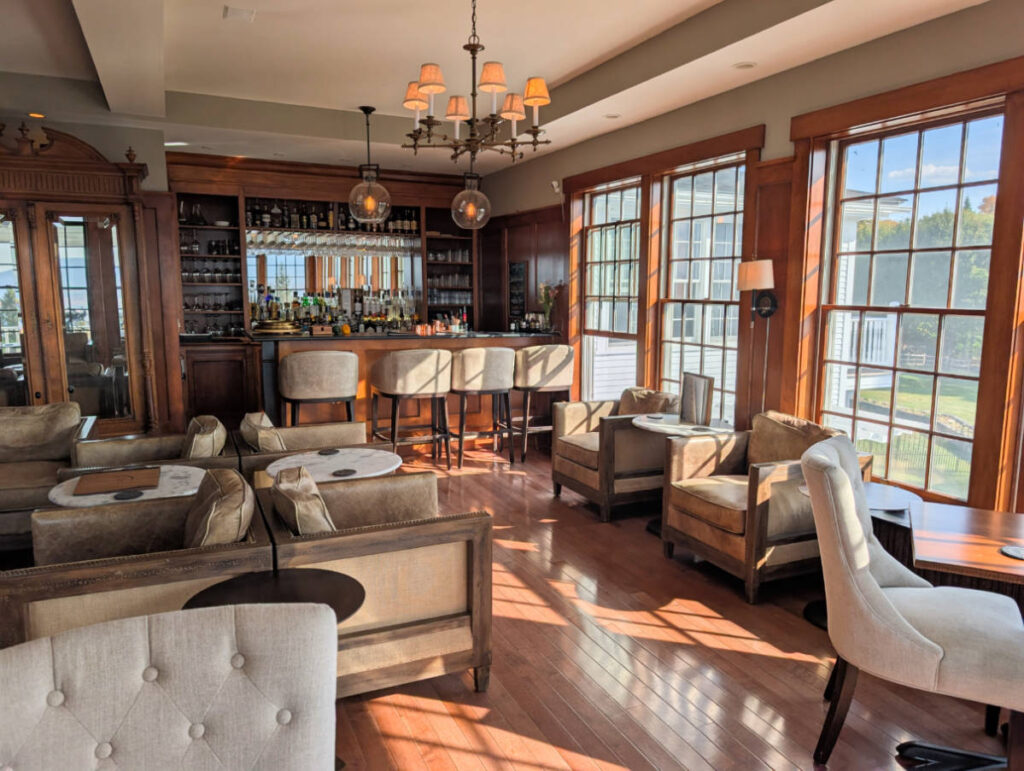 Cocktail Lounge at Blair Hill Inn Greenville Maine 1
