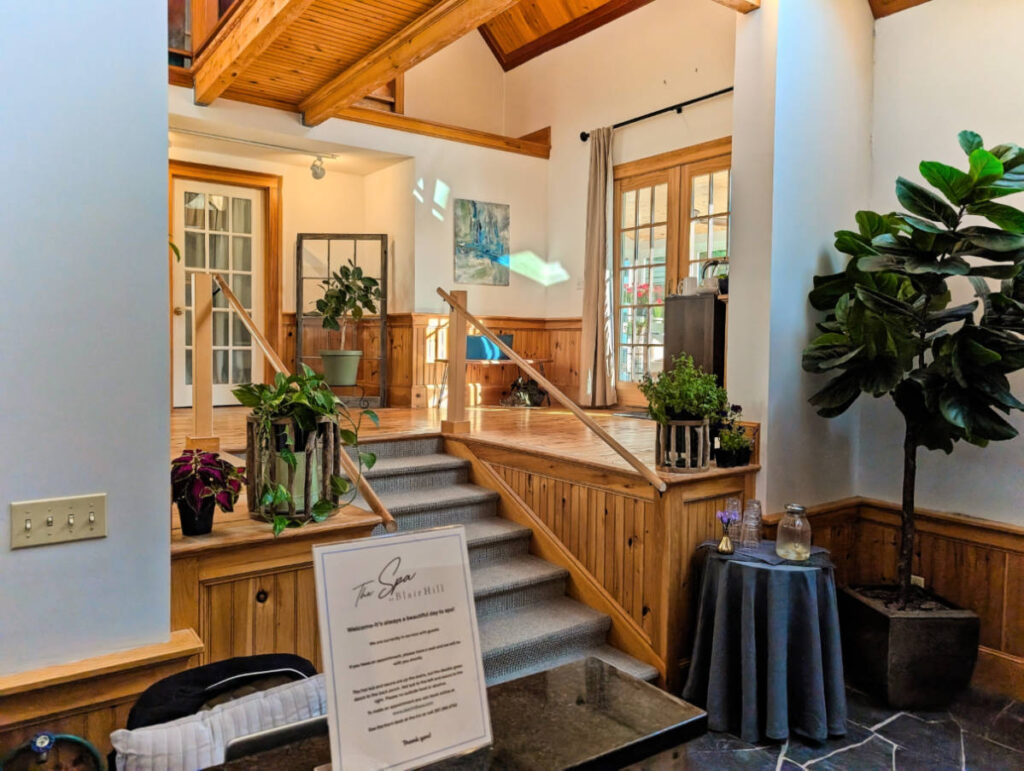 Interior of the Spa at Blair Hill Inn Greenville Maine 1
