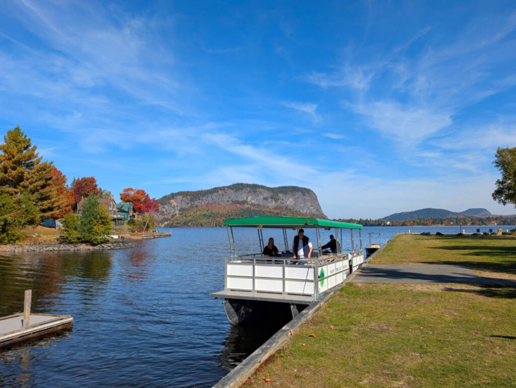 Kineo Shuttle Ferry from Rockwood to Mount Kineo State Park Moosehead Lake Greenville Maine 3