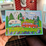 Postcard for Glamping at Sandy Pines Campground Kennebunkport Maine 1