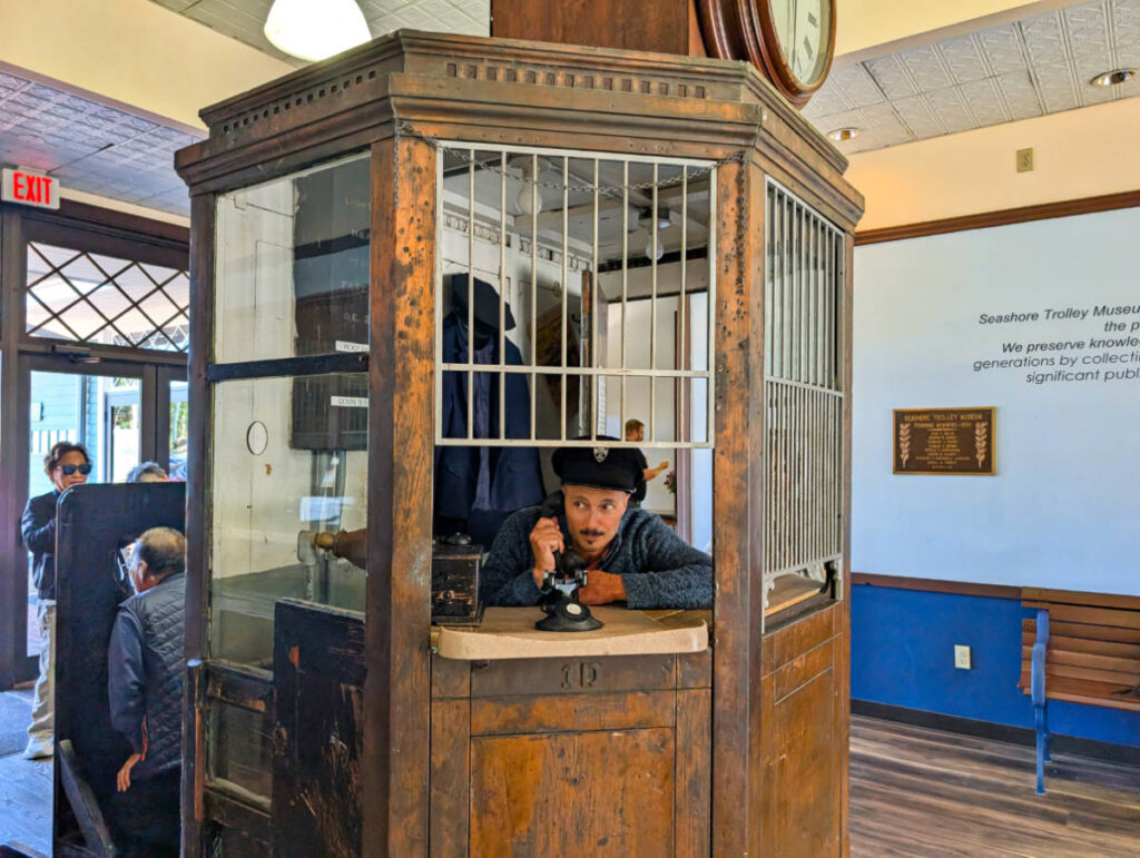 Rob Taylor at Seashore Trolley Museum Kennebunkport Maine 2