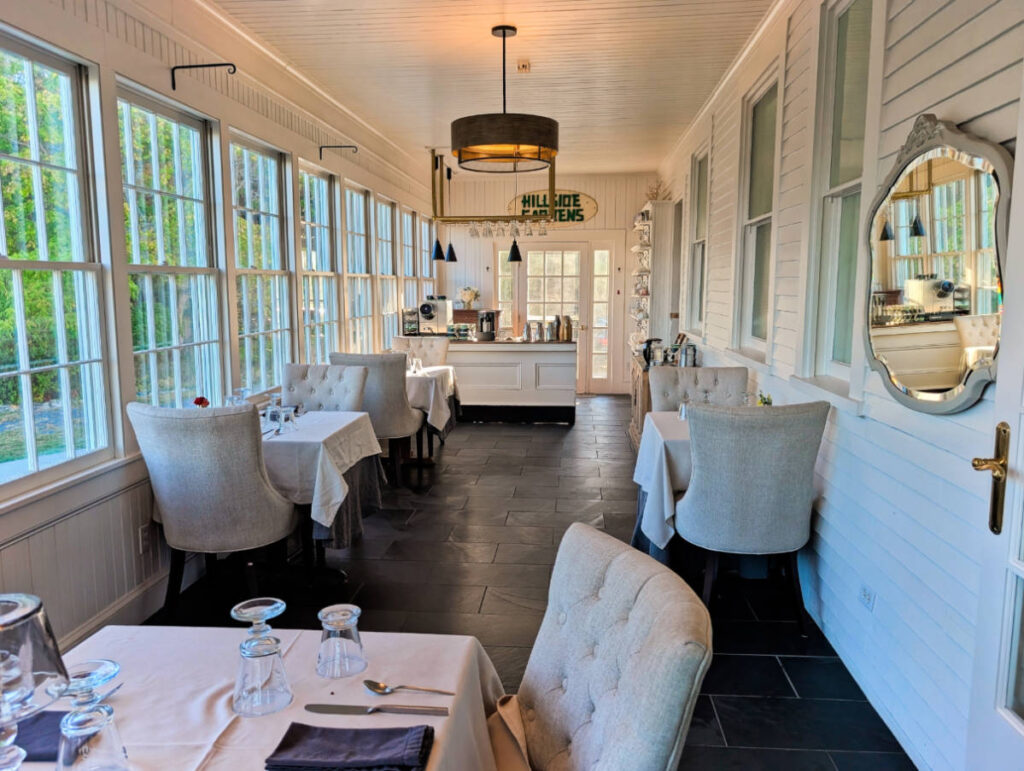 Sunroom Coffee Bar of Blair Hill Inn Greenville Maine 2