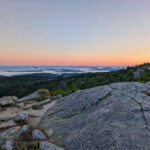 Sunset from Cadillac Mountain in Acadia National Park Bar Harbor Maine 4