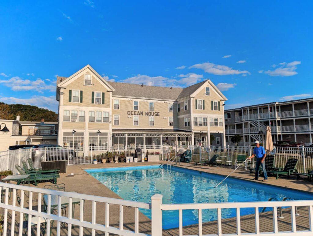 Swimming Pool at Ocean House Hotel in Old Orchard Beach Maine 1