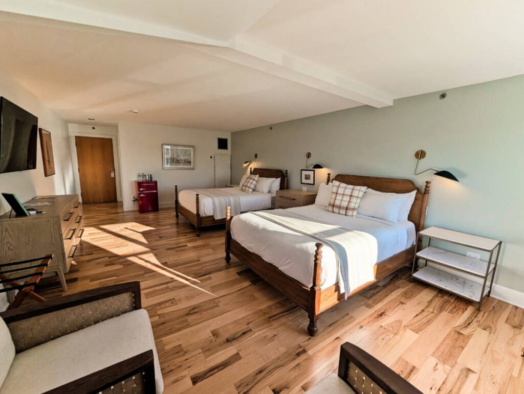 Two Queen Harbor Room at Breakwater Inn Kennebunkport Maine 2