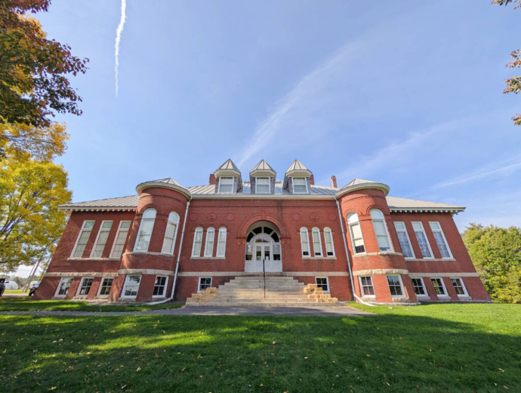 Exterior of LC Bates Natural History Museum Hinkley Maine 1