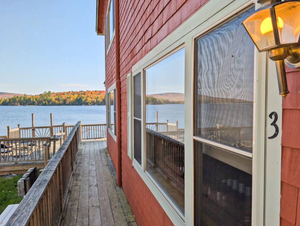 Exterior of the Lodge at Kellys Landing on Moosehead Lake Greenville Maine 1