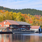 Fall Colors at Kellys Landing Lodge on Moosehead Lake Greenville Maine 3