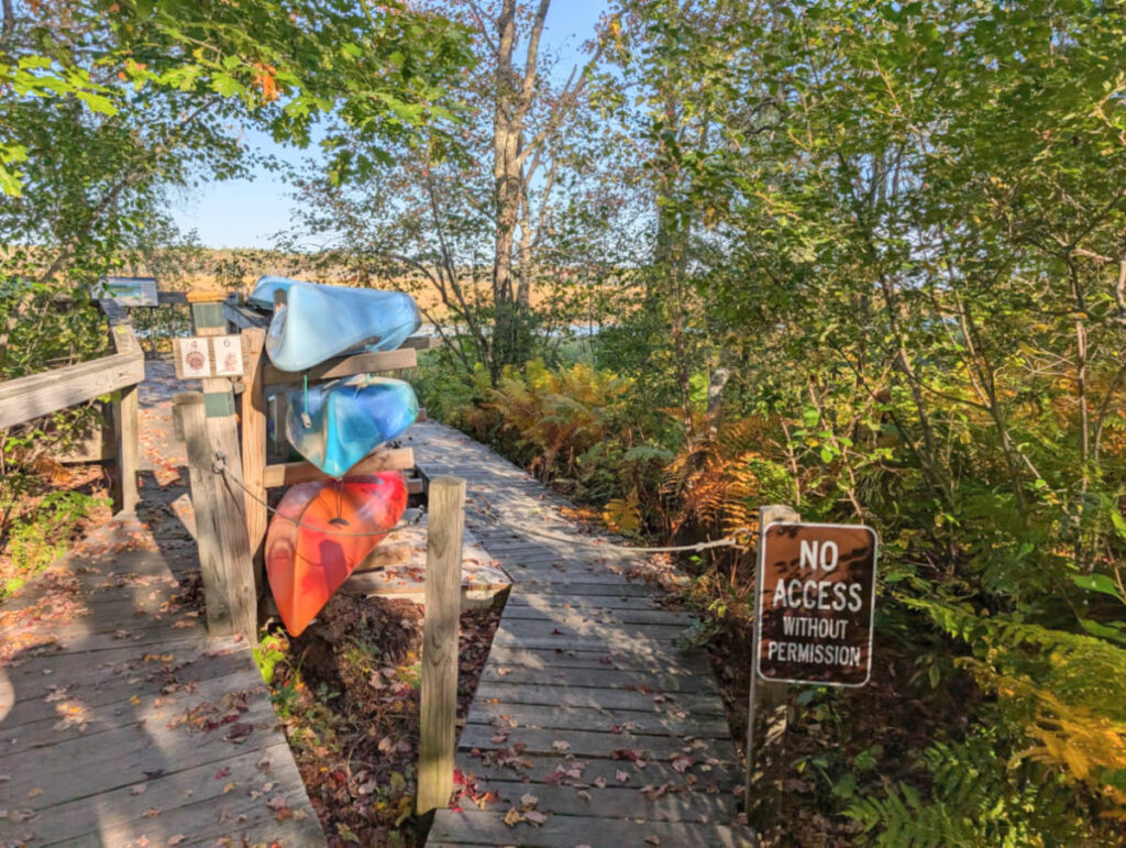 Kayak Launch at Wells Reserve National Estuarine Research Reserve Wells Maine 1