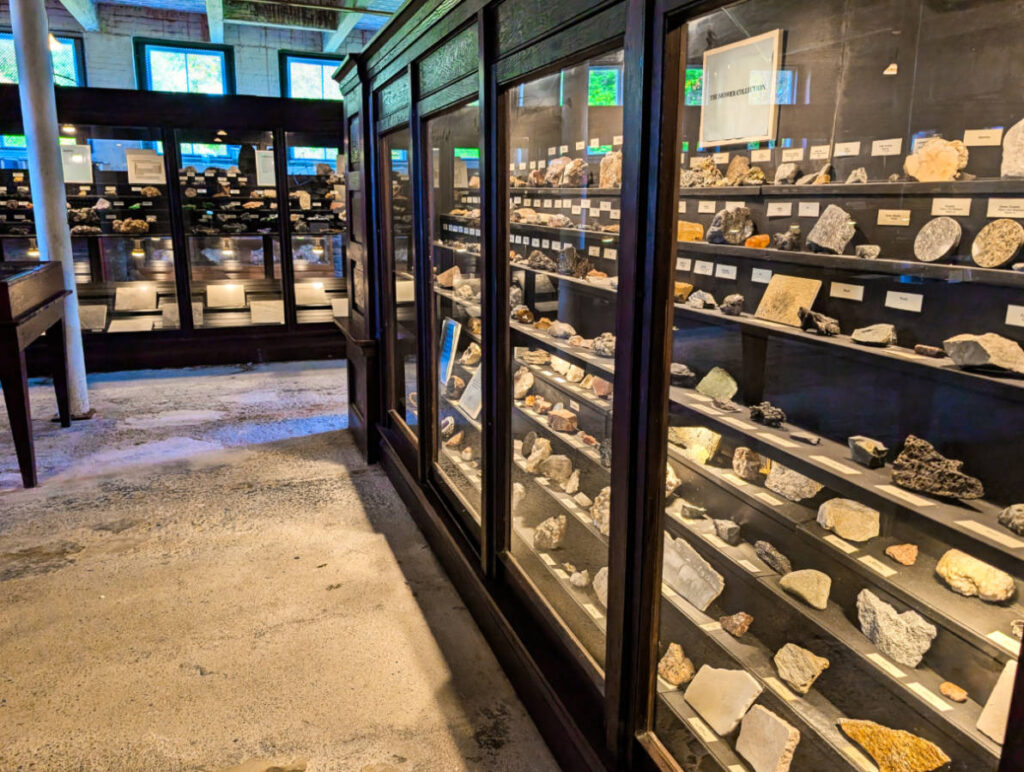 Minerals Exhibit at LC Bates Natural History Museum Hinkley Maine 4