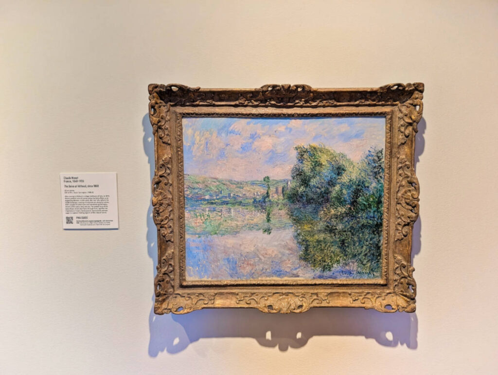 Monet Impressionist Painting at Portland Museum of Art Portland Maine 1