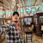 Rob Taylor in Audubon Taxidermy Exhibit LC Bates Natural History Museum Hinkley Maine 1