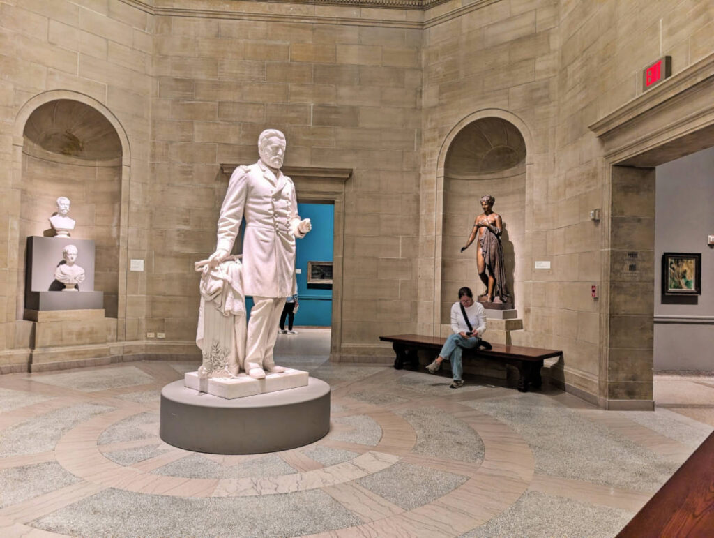 Ulysses S Grant Sculpture at Portland Museum of Art Portland Maine 1