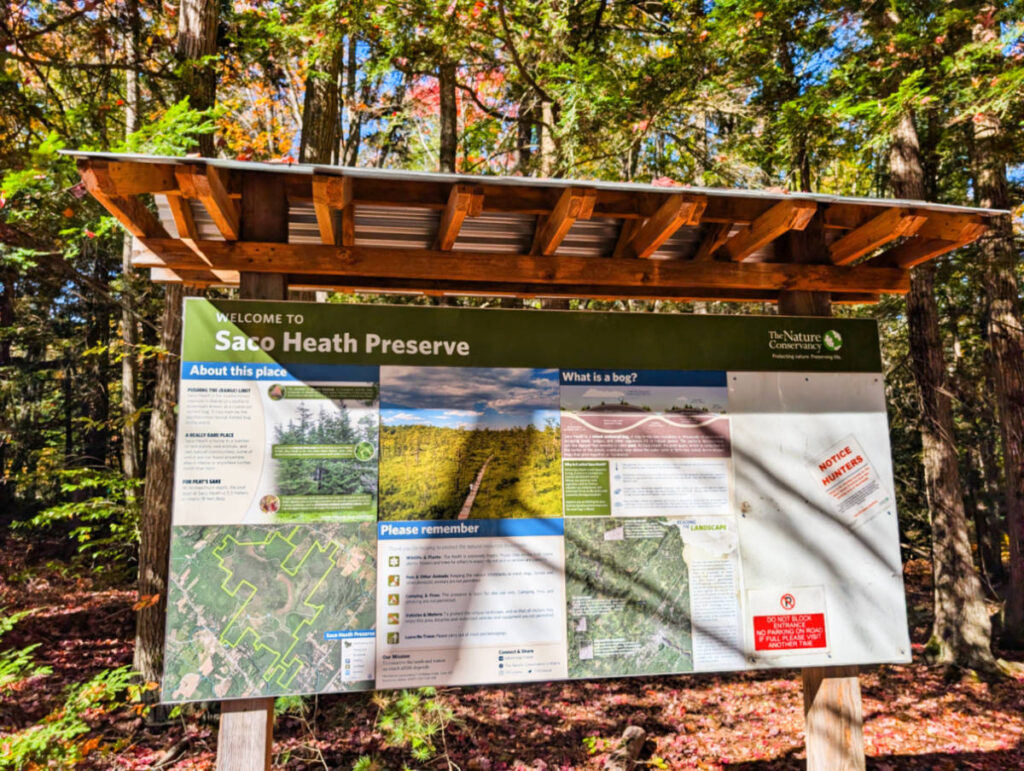 Map of Saco Heath Preserve Saco Maine 1