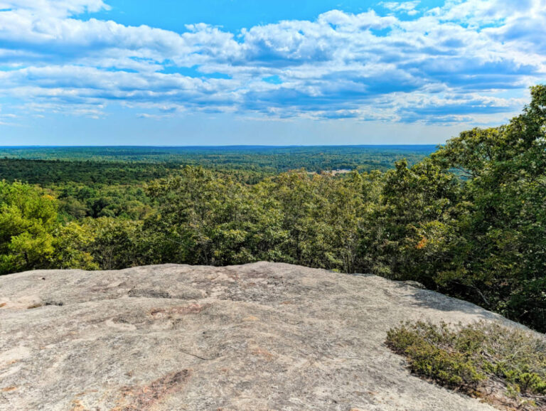 View from Summit at Bradbury Mountain State Park Freeport Maine 1