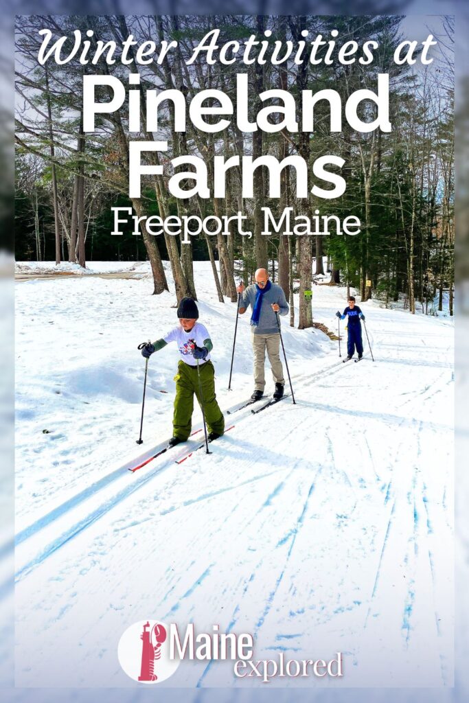 Pineland Farms is a great winter activity destination in Freeport, near Portland, Maine. Here you'll find miles of groomed trails for cross country skiing, snowshoeing, there is ice skating and more. See how to add a day of winter sports to your time in Maine (and maybe have lunch in an igloo too).