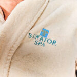 Embroidered Bathrobe at Senator Spa at Senator Inn and Spa Augusta Maine 2