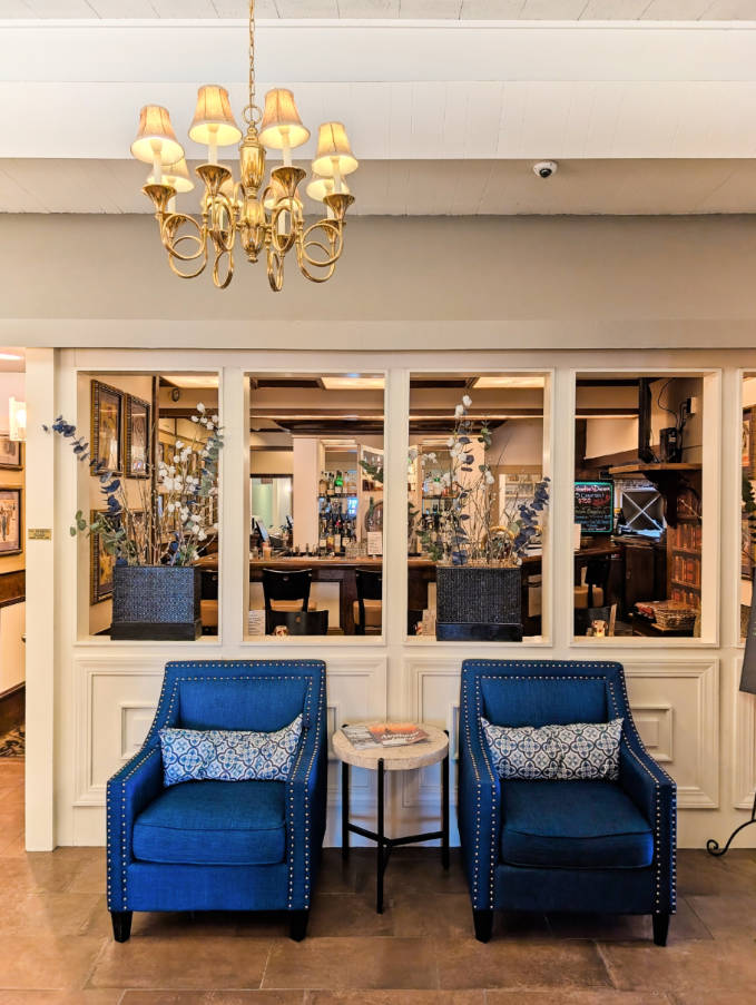 Lobby and Cloud 9 Restaurant at Senator Inn and Spa Augusta Maine 1